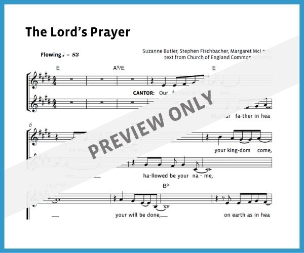 The Lord's Prayer (Sheet Music) NEW for 2026
