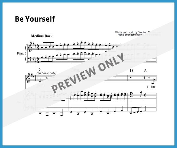 Be Yourself (Sheet Music)