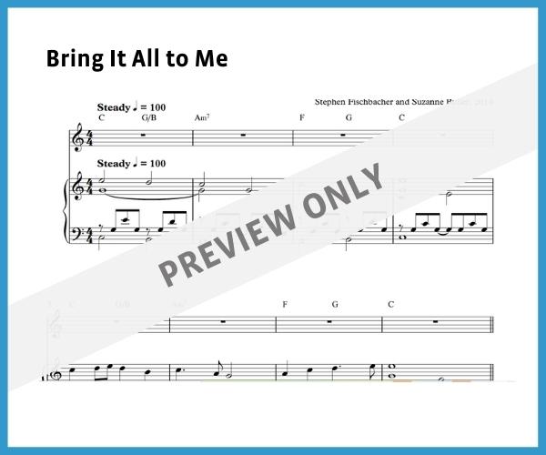 Bring It All to Me (Sheet Music)