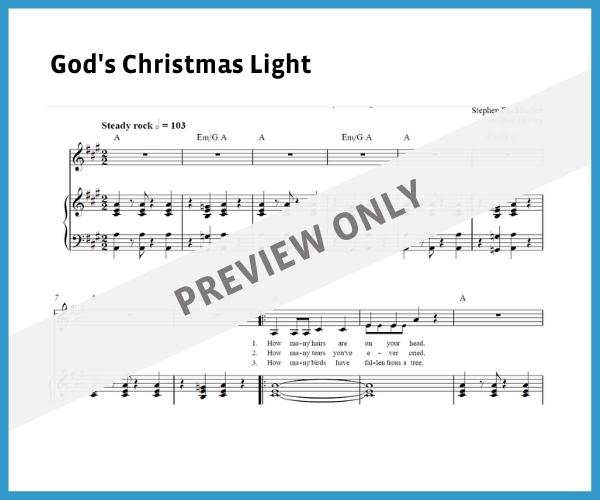 God's Christmas Light (Sheet Music)