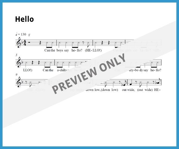 Hello (Sheet Music)
