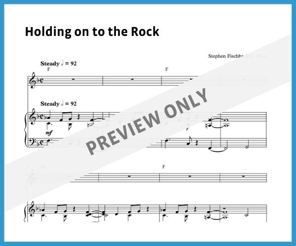 Holding on to the Rock (Sheet Music)