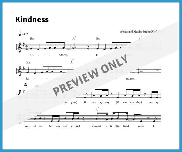 Kindness (Sheet Music)