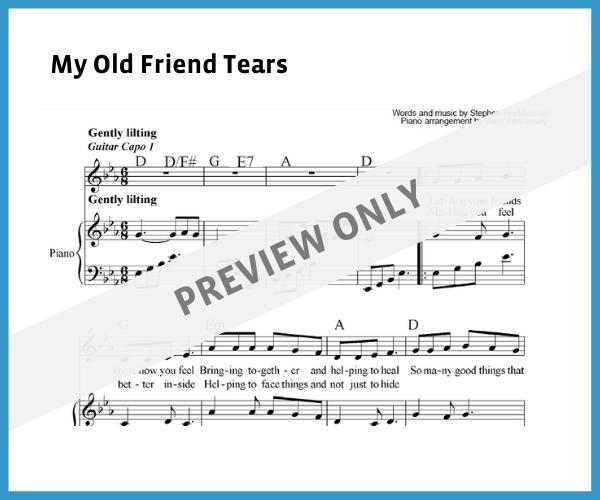 My Old Friend Tears (Sheet Music)