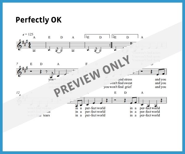 Perfectly OK (Sheet Music)