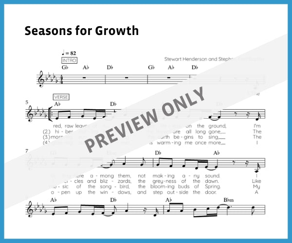 Seasons for Growth (Sheet Music)