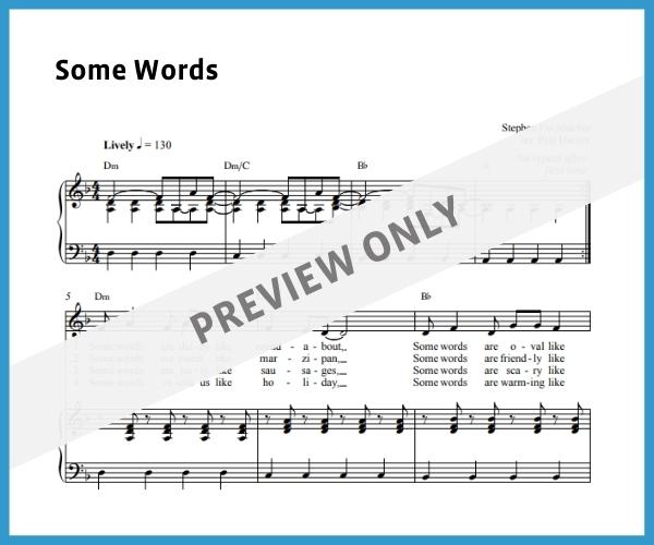Some Words (Sheet Music)