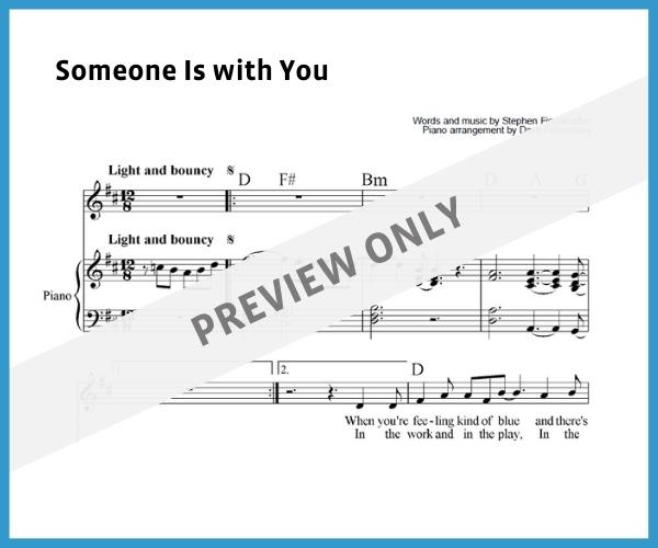 Someone Is with You (Sheet Music)