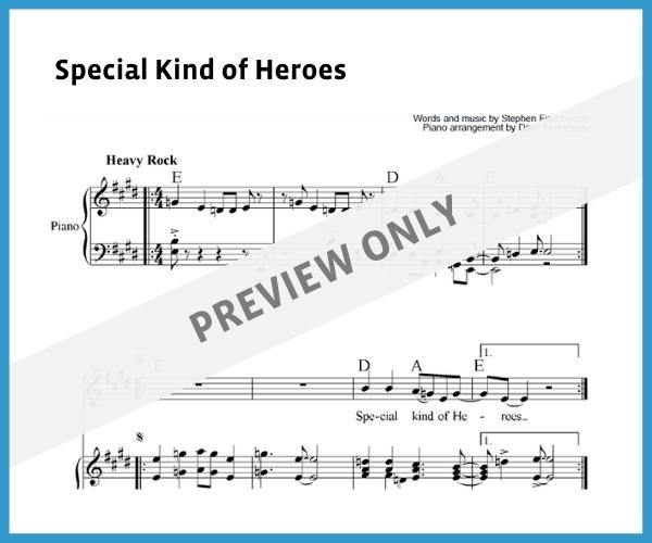 Special Kind of Heroes (Sheet Music)