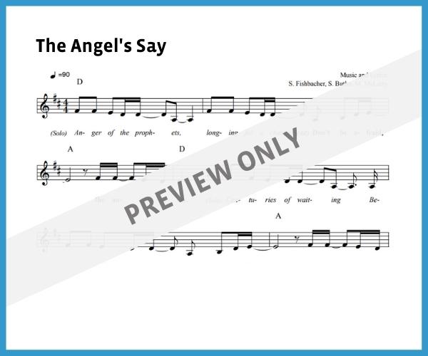 The Angels Say (Sheet Music)