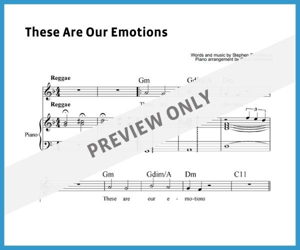 These Are Our Emotions (Sheet Music)