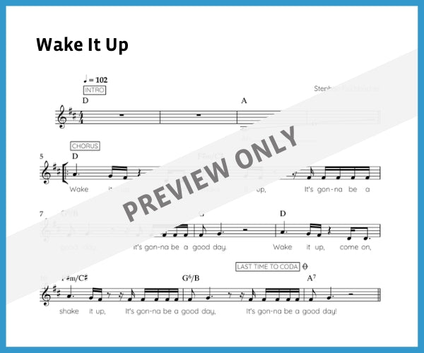 Wake It Up (Sheet Music)