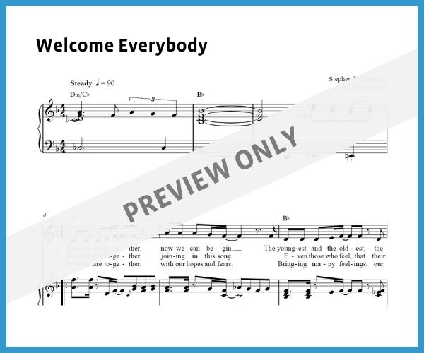 Welcome Everybody (Sheet Music)