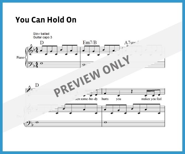 You Can Hold On (Sheet Music)