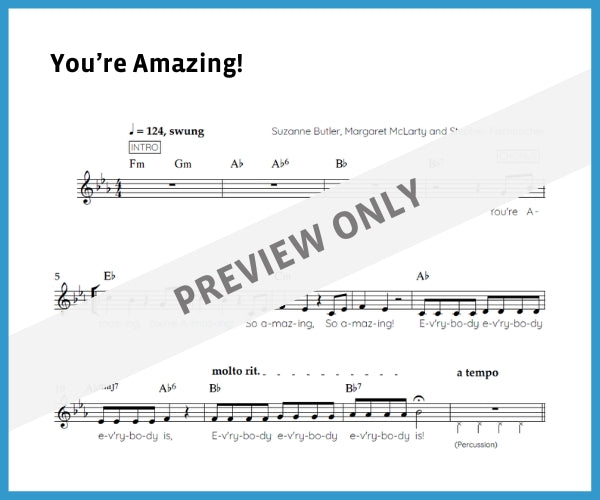 You're Amazing! (Sheet Music)