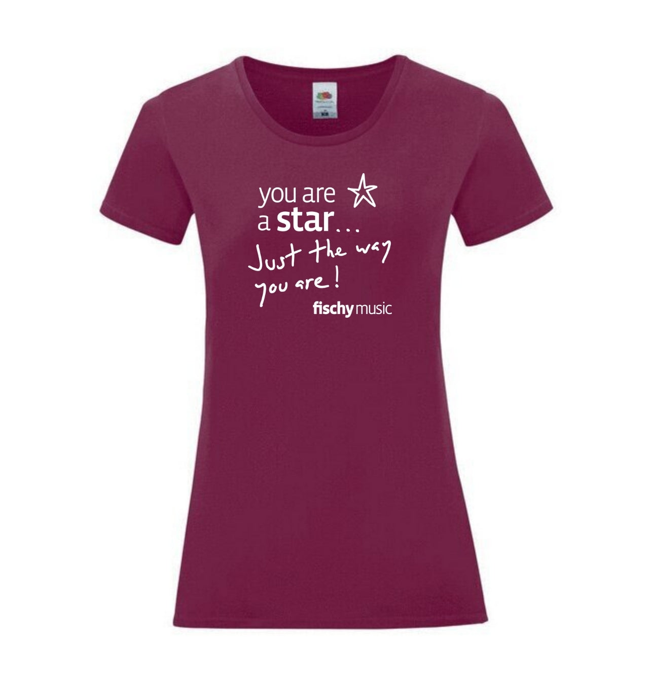You Are a Star: Ladies round neck T-Shirt