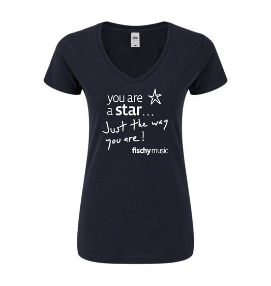 You Are a Star: Ladies V-neck T-Shirt