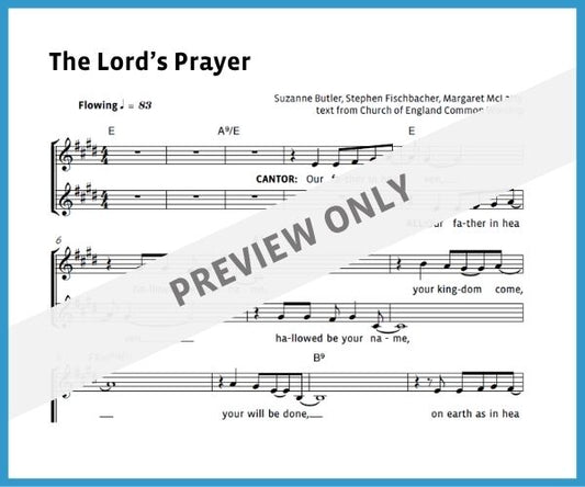 The Lord's Prayer (Sheet Music) NEW for 2026