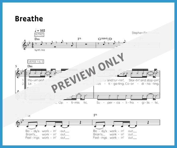 Breathe (Sheet Music)
