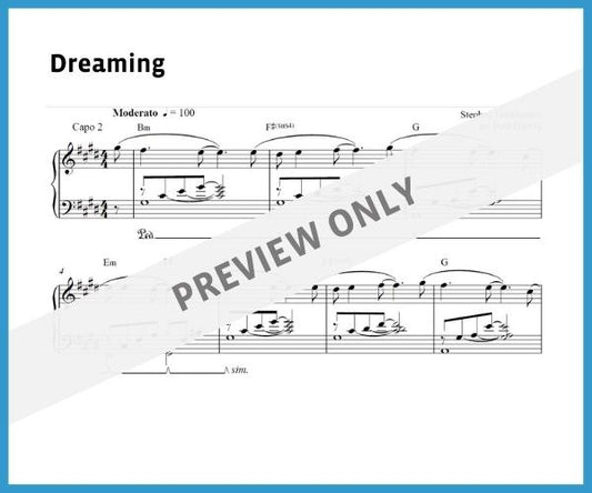 Dreaming (Sheet Music)