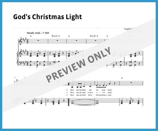 God's Christmas Light (Sheet Music)