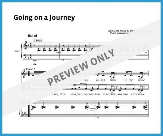 Going on a Journey (Sheet Music)