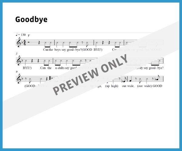 Goodbye (Sheet Music)