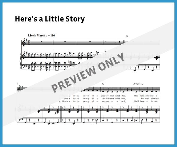 Here's a Little Story (Sheet Music)