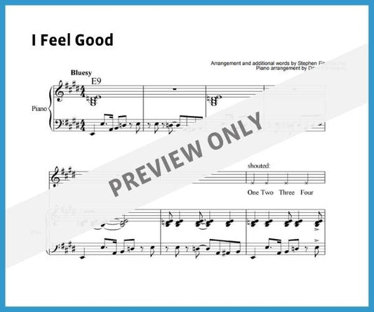 I Feel Good (Sheet Music)