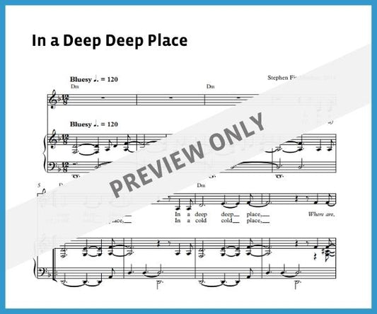 In a Deep Deep Place (Sheet Music)