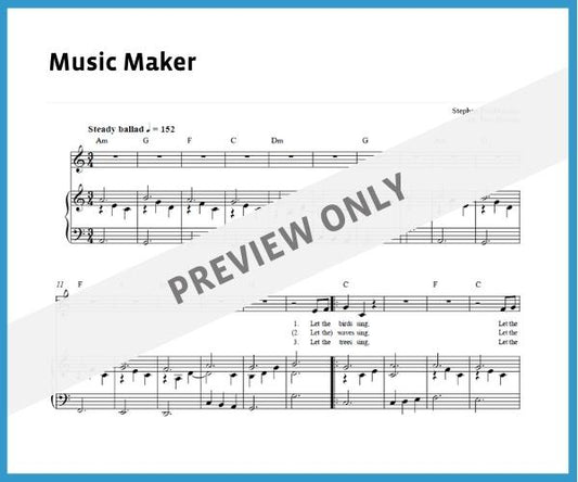 Music Maker (Sheet Music)
