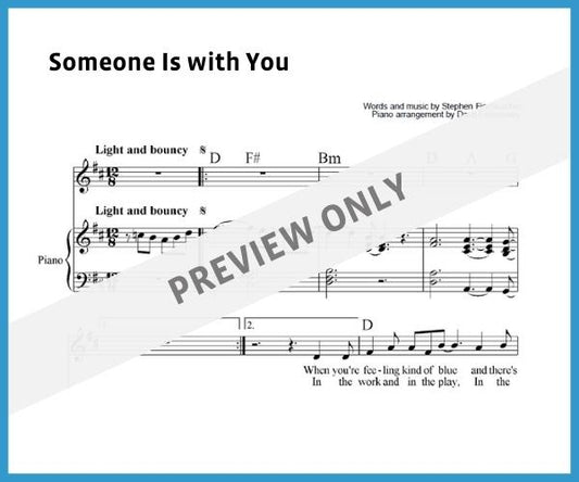 Someone Is with You (Sheet Music)
