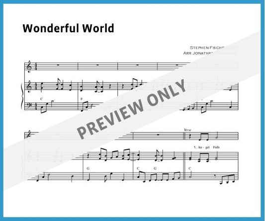 Wonderful World (Sheet Music)