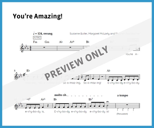 You're Amazing! (Sheet Music)